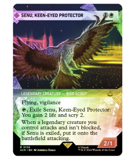 Senu, Keen-Eyed Protector - Foil - Showcase Assassin's Creed MTG - Image 1