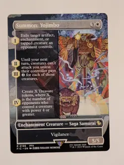 Summon: Yojimbo (Borderless) Commander: Final Fantasy Regular. NM. R0196 - Image 1