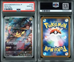 2023 Pokemon SV2a JP Pikachu Art Rare 173/165 PSA 10 Gem Mint - Image 3