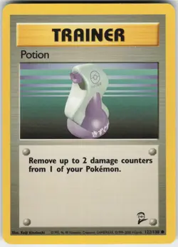 Pokemon TCG Potion 122/130 Base Set 2 Common card Normal MP - Image 1