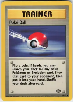 Pokemon TCG Poke Ball 64/64 Jungle Common card Unlimited MP - Image 1
