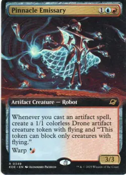 MTG: Edge of Eternities: Extended Art Pinnacle Emissary: LP Condition - Image 1