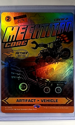 2025 MTG Magic The Gathering SLD Secret Lair Drop Borderless Foil Mechtitan Core - Image 1