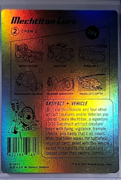 2025 MTG Magic The Gathering SLD Secret Lair Drop Borderless Foil Mechtitan Core - Image 2