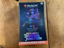 MTG - Outlaws of Thunder Junction Quick Draw Commander Deck - NEW/SEALED, N/R - Image 1
