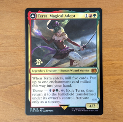 Terra, Magical Adept - Pre-release Foil Stamped Promo - Final Fantasy MTG - Image 1