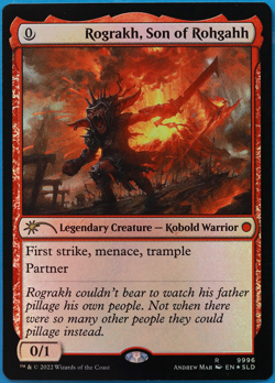 Rograkh, Son of Rohgahh (Secret Lair Promo) FOIL NM MTG CARD (499983) ABUGames - Image 1