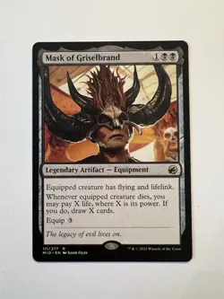 Mask of Griselbrand - MTG Innistrad: Midnight Hunt - NM - Image 1