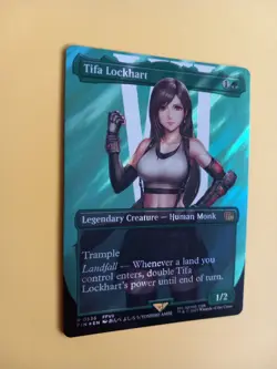 Tifa Lockhart (Borderless SURGE FOIL)- NM - Magic the Gathering (MTG) - FIN #536 - Image 2