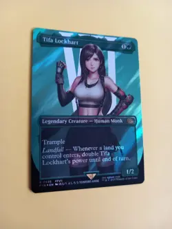 Tifa Lockhart (Borderless SURGE FOIL)- NM - Magic the Gathering (MTG) - FIN #536 - Image 3