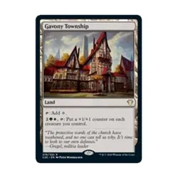 WOTC MtG Commander 2020 Gavony Township (R) NM - Image 1