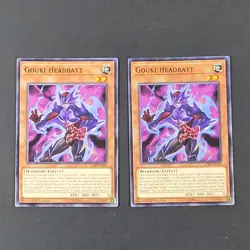 Yugioh TCG - 2x Gouki Headbatt - CIBR-EN006 - NM - 1st Ed - Circuit Break - 2017 - Image 2