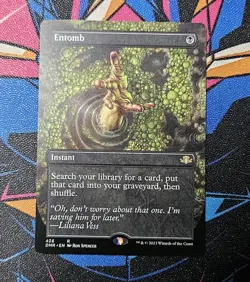 Entomb NM Borderless MTG Dominaria Remastered DMR Unplayed Magic The Gathering - Image 1
