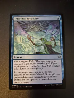 1x M/NM Into The Flood Maw Bloomburrow MTG - Image 1