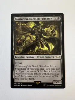 Mortarion, Daemon Primarch - MTG 40k Universes Beyond: Warhammer 40,000 - NM - Image 1