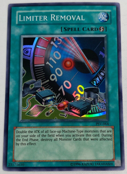 Yugioh TCG - Limiter Removal - PSV-064 - NM - Holo - Super Rare - Vintage 2002 - Image 1
