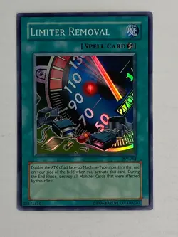 Yugioh TCG - Limiter Removal - PSV-064 - NM - Holo - Super Rare - Vintage 2002 - Image 3