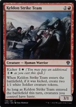 136/281 KELDON STRIKE TEAM COMMON DOMINARIA UNITED MTG CARD - Image 1