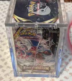 Pokemon Sword & Shield Lost Origin Booster Box SEALED Acrylic Magnetic Display 820650860553 - Image 3