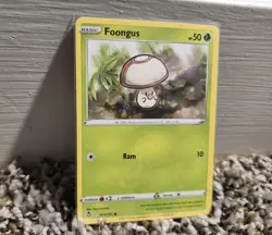 Pokemon Silver Tempest Foongus Common Card 011/195 NM - Image 1