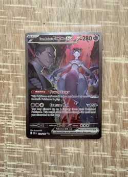 Pokemon Team Rocket's Mewtwo ex #231/182 Destined Rivals 2025 Near Mint S&V TCG - Image 1