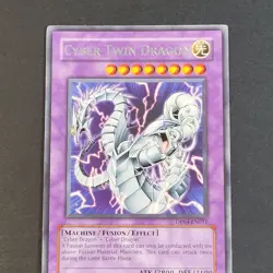 Yugioh TCG - 1x Cyber Twin Dragon - DP04-EN011 - NM/LP - Rare - 2006 = Fusion - Image 5