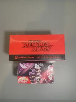 Pokemon S&V Destined Rivals Factory Sealed Booster Box + PKC ETB, W/cases - Image 2