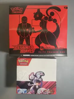 Pokemon S&V Destined Rivals Factory Sealed Booster Box + PKC ETB, W/cases - Image 3