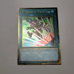 Yugioh TCG - Emergency Teleport - PGL3-EN081 - NM - Gold Rare Holo - 1st Ed 2016 - Image 3