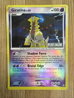 Giratina 4/146 Reverse Holo BK Promo Platinum Stamped Pokemon TCG DAMAGED #2 - Image 1