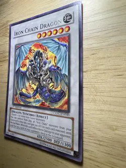 | Yugioh Iron Chain Dragon CSOC-EN040 1st Edition Crossroads Of Chaos | - Image 2