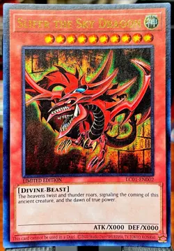 MINT 🔥 Yugioh Slifer the Sky Dragon LC01-EN002 Ultra Rare 25th Anniversary - Image 1