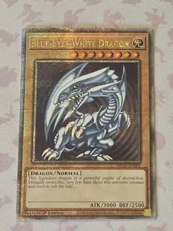 YUGIOH!Blue-Eyes White Dragon MP24-EN001. NM. Quarter Century Secret Rare. 1stEd - Image 1