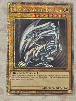YUGIOH!Blue-Eyes White Dragon MP24-EN001. NM. Quarter Century Secret Rare. 1stEd - Image 2