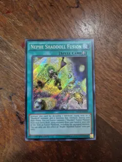 Yugioh Nephe Shaddoll Fusion SECE-EN059 Secret Rare 1st Ed NM - Image 1
