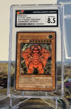 Yugioh The Creator Ultimate Rare 1st Edition RDS-EN005 PSA CGC 8.5 - Image 1