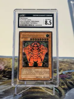 Yugioh The Creator Ultimate Rare 1st Edition RDS-EN005 PSA CGC 8.5 - Image 2