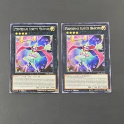 Yugioh TCG - 2x Performage - Trapeze Magician- CORE-EN053 MP16-EN080 NM 1st 2016 - Image 2