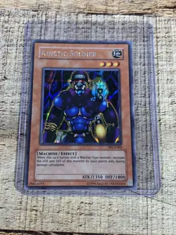 Yugioh Card Kinetic Soldier Secret Rare WC4-002 - Image 1