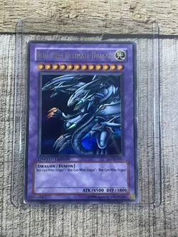 Yugioh Blue-Eyes Ultimate Dragon JMP-EN005 Holo Rare Limited Edition LP - Image 1