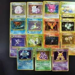Lot of 16 Vintage Japanese Pokemon Holo Cards. Neo, Fossil, Base Set etc - Image 1