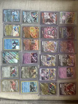 Lot Of Pokemon Cards With A Black And White Trainer Kit + Fan Art Cards - Image 2