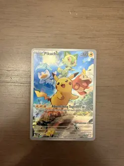 Pikachu - 027 (Pokemon Center Exclusive) Scarlet & Violet Promo Cards Holo - Image 1