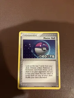 Pokemon Card - Master Ball EX Deoxys 88/107 Reverse HOLO Stamped - Image 1