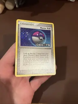 Pokemon Card - Master Ball EX Deoxys 88/107 Reverse HOLO Stamped - Image 4