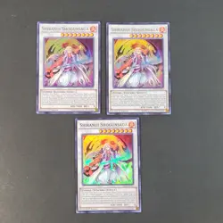 Yugioh TCG - 3x Shiranui Shogunsaga - MP16-EN212 - 1st Ed - NM - Ultra Rare 2016 - Image 2