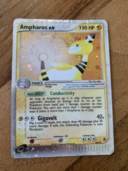 Pokemon Card Ampharos ex Holo - 89/97 EX Dragon English 2003 - Image 2