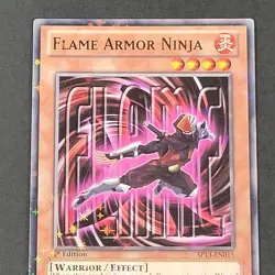Yugioh TCG - Flame Armor Ninja - SP13-EN015 - LP/NM - 1st - Starfoil Rare 2013 - Image 5