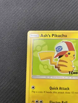 Ash's Pikachu - SM112 - Black Star Promo - Pokemon Card - NM/M - Image 5