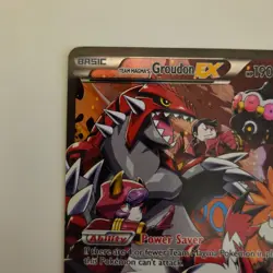 Team Magma's Groudon EX 15/34 Double Crisis Holo Pokemon Card - Image 3